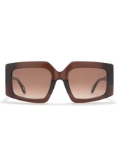 Just Cavalli 54mm Square Sunglasses in Brown Brown Brown at Nordstrom Rack