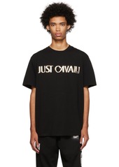 Just Cavalli Black Bonded T-Shirt