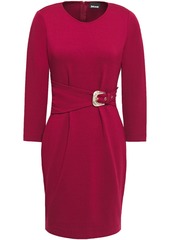 Just Cavalli Woman Belted Jersey Mini Dress Crimson