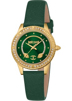 Just Cavalli Women's 30mm Green Quartz Watch JC1L275L0015