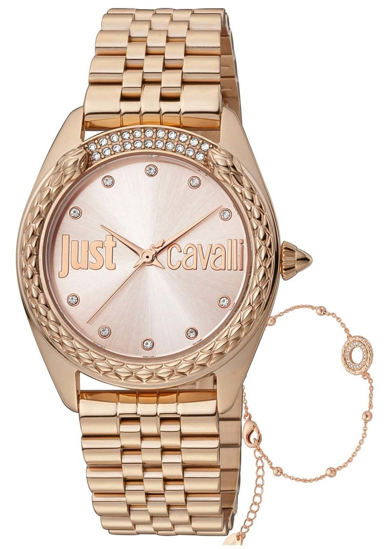 Just Cavalli Women's Classic Rose gold Dial Watch