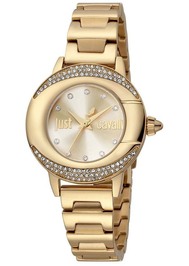 Just Cavalli Women's Glam Chic Gold Dial Watch