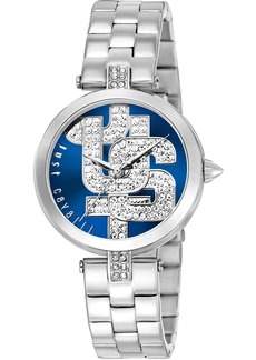 Just Cavalli Women's Maiuscola Blue Dial Watch