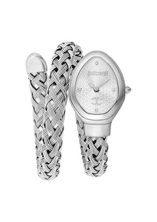 Just Cavalli Women's Novara Silver Dial Watch