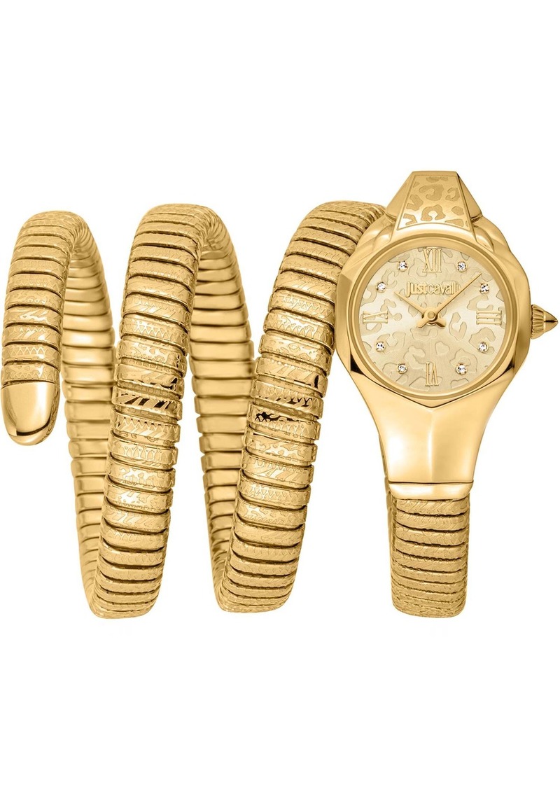 Just Cavalli Women's Ravenna Gold Dial Watch