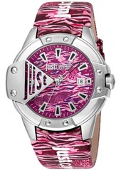 Just Cavalli Women's Scudo Pink Dial Watch