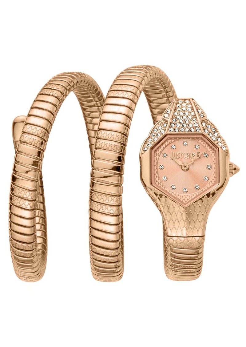 Just Cavalli Women's Serpente Rose gold Dial Watch