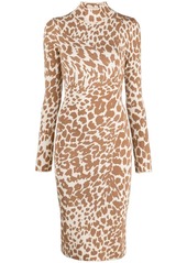 Just Cavalli leopard-print dress