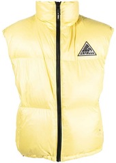 Just Cavalli logo-patch padded gilet