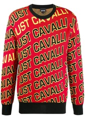 Just Cavalli logo-pattern jumper