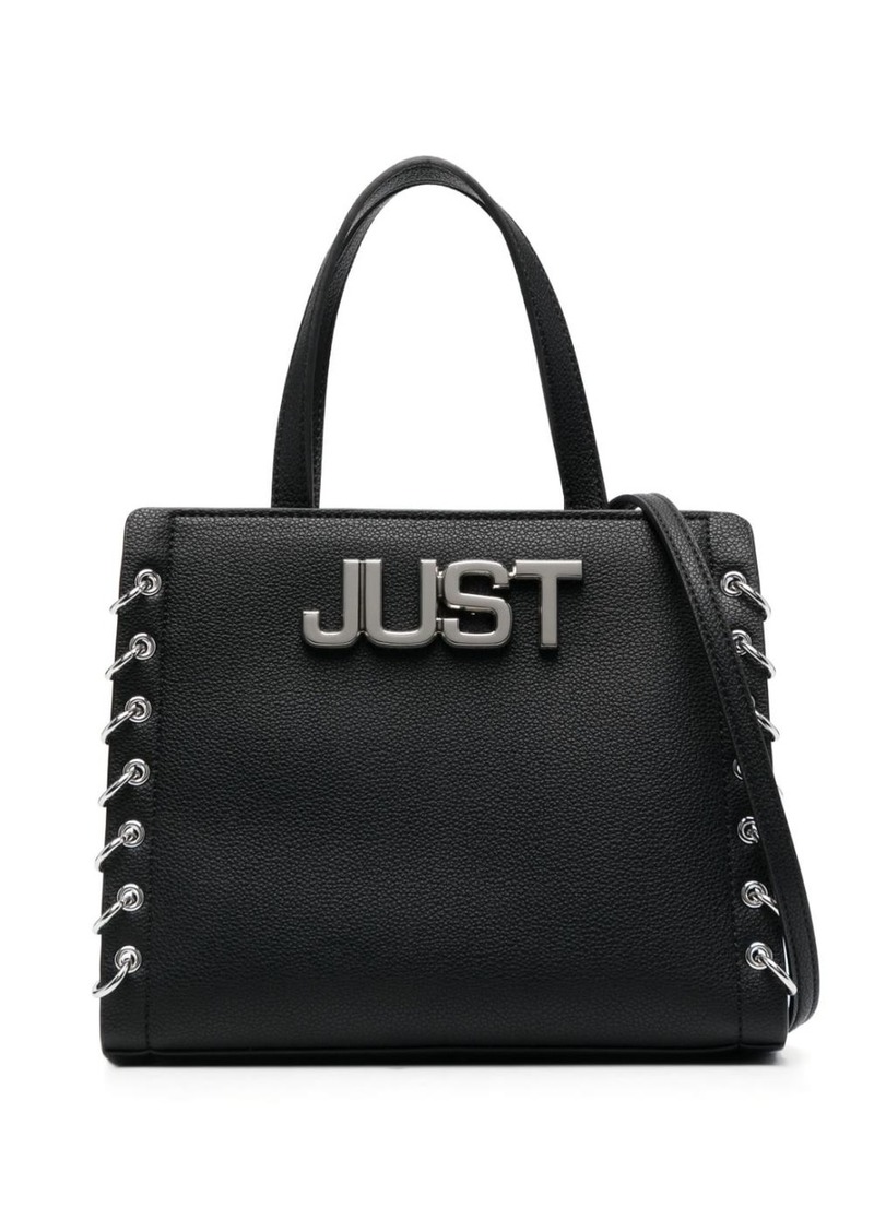 Just Cavalli logo-plaque bag