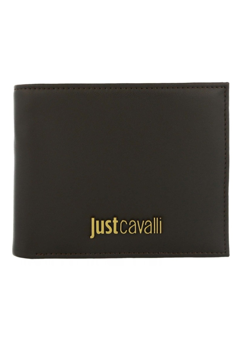Just Cavalli Logo Plaque Bifold Wallet