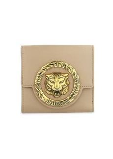 Just Cavalli Logo Plaque Compact Wallet