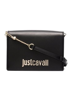 Just Cavalli logo-plaque shoulder bag