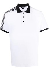 Just Cavalli logo stripe polo shirt