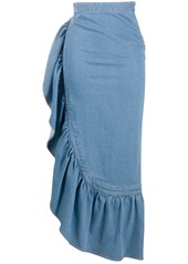 Just Cavalli long ruffled skirt