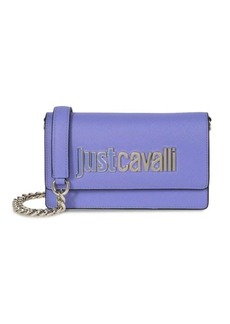 Just Cavalli Plaque Logo Crossbody Bag