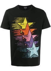 Just Cavalli rhinestone shooting-stars logo T-shirt