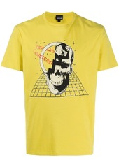 Just Cavalli skull-print logo T-shirt