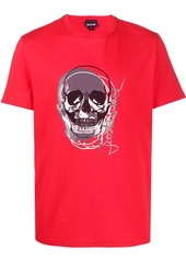 Just Cavalli skull print short-sleeve T-shirt