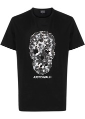 Just Cavalli skull-print short sleeved T-shirt