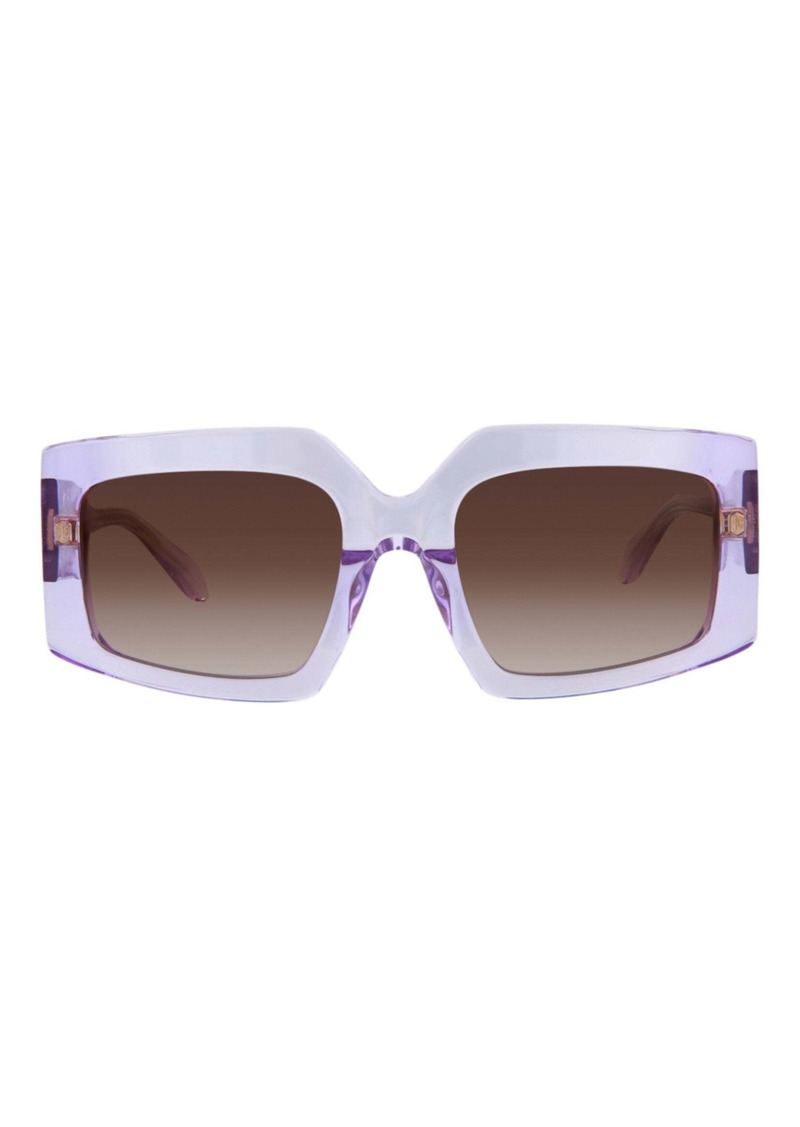 Just Cavalli Square-Frame Acetate Sunglasses