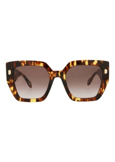 Just Cavalli Square-Frame Acetate Sunglasses