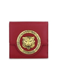Just Cavalli Tiger Plaque Compact Wallet