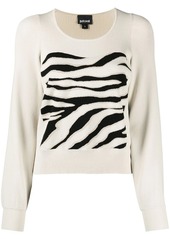 Just Cavalli zebra-pattern jumper