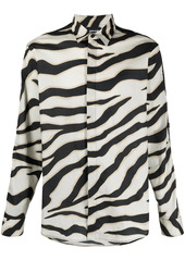 Just Cavalli zebra-print button-up shirt