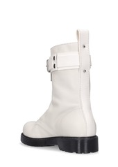 JW Anderson 25mm Punk Combat Leather Ankle Boots
