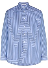 JW Anderson Anchor motif striped shirt