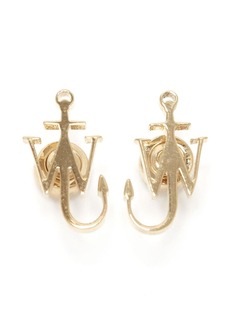 JW Anderson Anchor polished-finish earrings