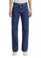 JW Anderson Anchor Straight-Leg Mid-Rise Jeans