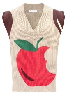 JW Anderson apple-motif knitted vest