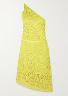 JW Anderson Asymmetric One-shoulder Embroidered Tulle Dress