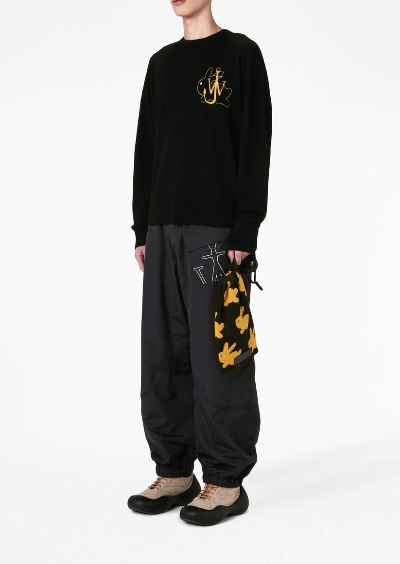 JW Anderson bunny-motif merino jumper