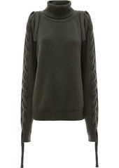 JW Anderson cable insert turtle neck jumper