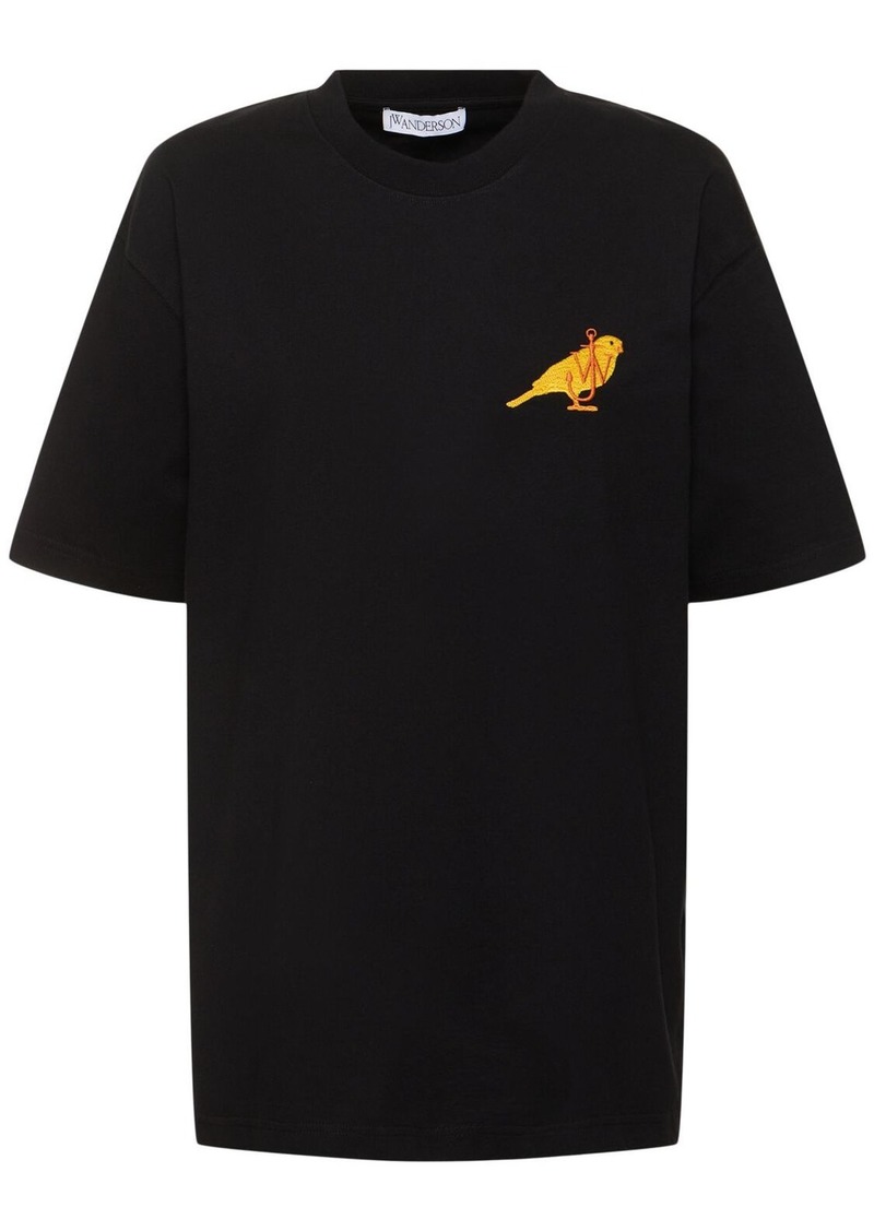 JW Anderson Canary Cotton Jersey T-shirt