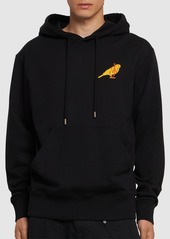 JW Anderson Canary Embroidered Cotton Hoodie