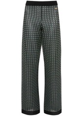 JW Anderson check-pattern logo-plaque trousers