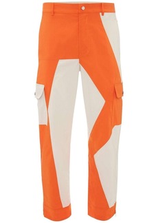 JW Anderson colour-block straight-leg trousers