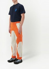 JW Anderson colour-block straight-leg trousers