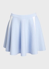 JW Anderson Contrast Stripe A-Line Mini Skirt