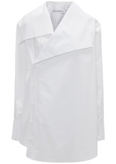 JW Anderson Cotton Poplin Shirt W/oversized Collar