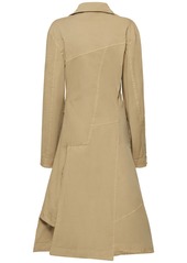 JW Anderson Cotton Twill Trench Coat W/ Buckle