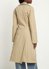 JW Anderson Cotton Twill Trench Coat W/ Buckle