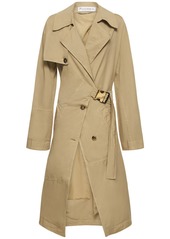 JW Anderson Cotton Twill Trench Coat W/ Buckle