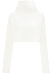 JW Anderson cut-out detailed cropped jumper