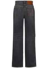 JW Anderson Cut-out-knee Denim Bootcut Jeans